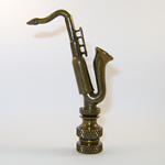 Lamp Finial: Saxophone