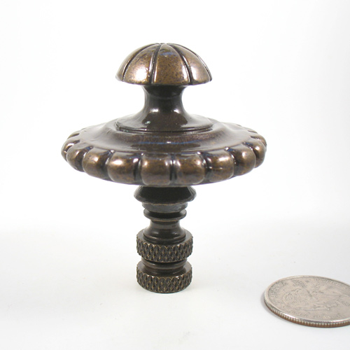 Lamp Finial Lg Bronze Knob