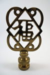 Lamp Finial:  Asian Symbol