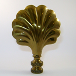Lamp Finial: Large Art Deco Shell