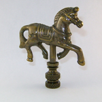 Lamp Finial: Carousel Horse
