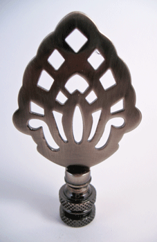 Lamp Finial:  Pewter Pineapple Symbol